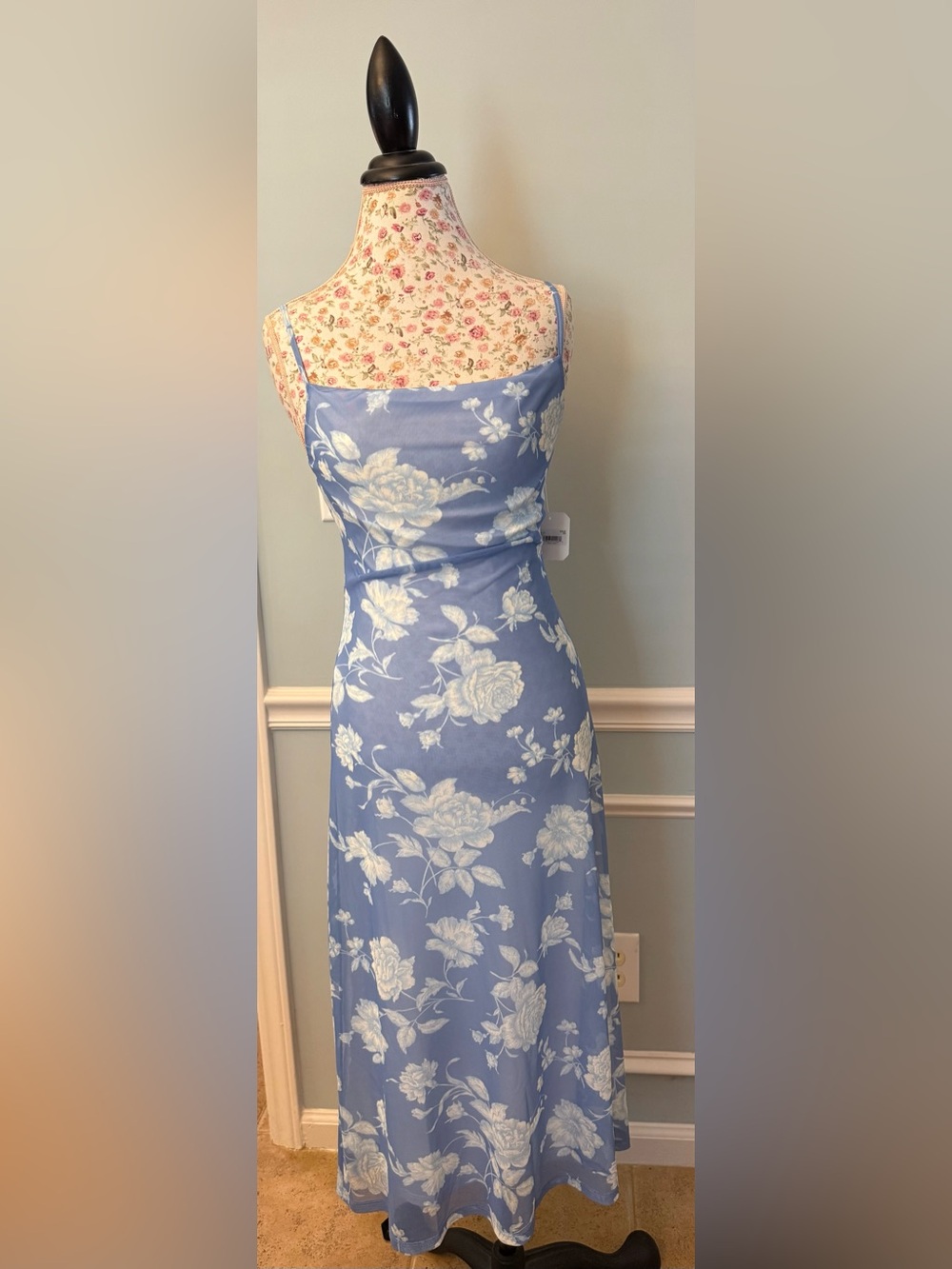 ALTAR’D STATE Blue Floral Maxi Dress
XS